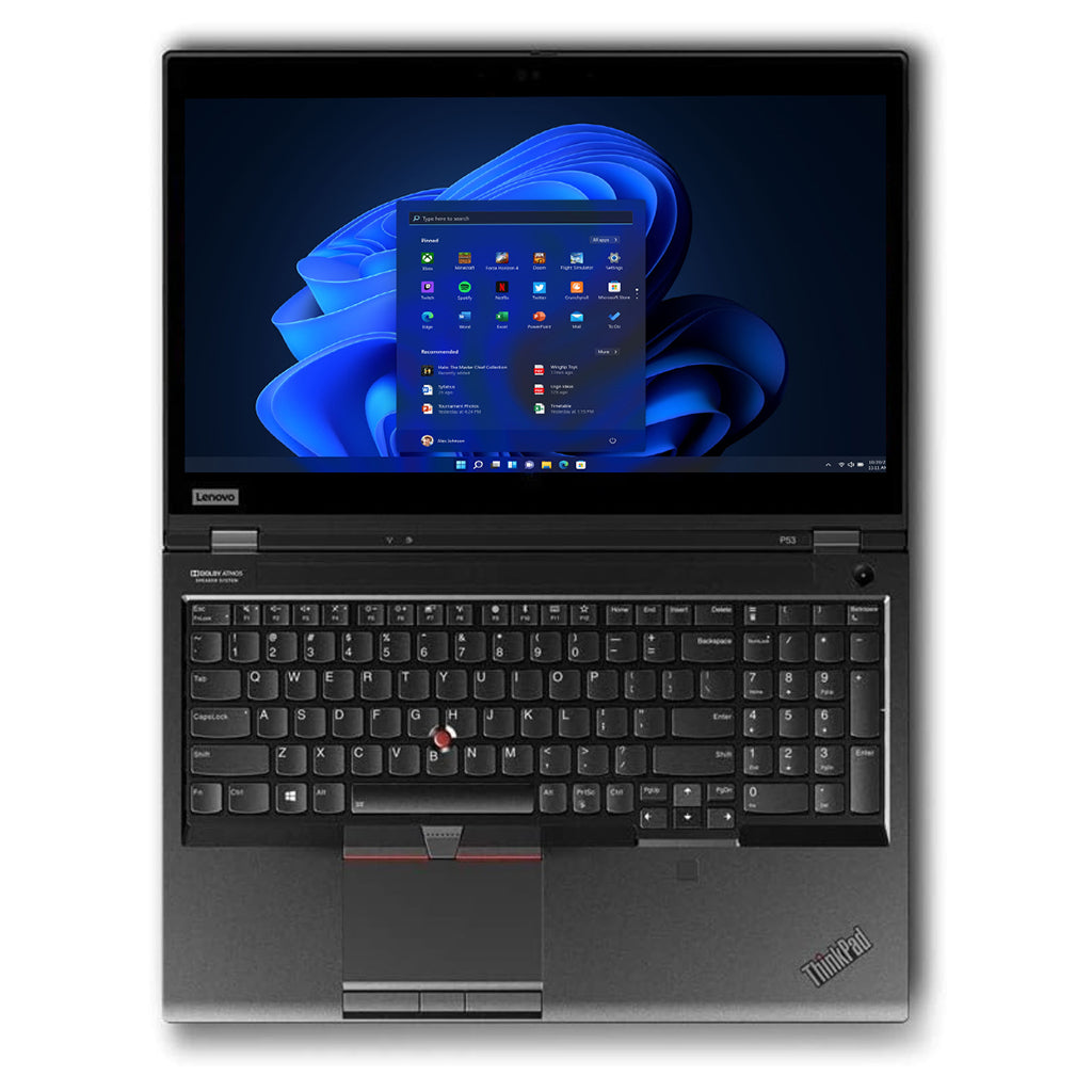 Lenovo ThinkPad P53 Workstation, 15.5" (Gold Grade)