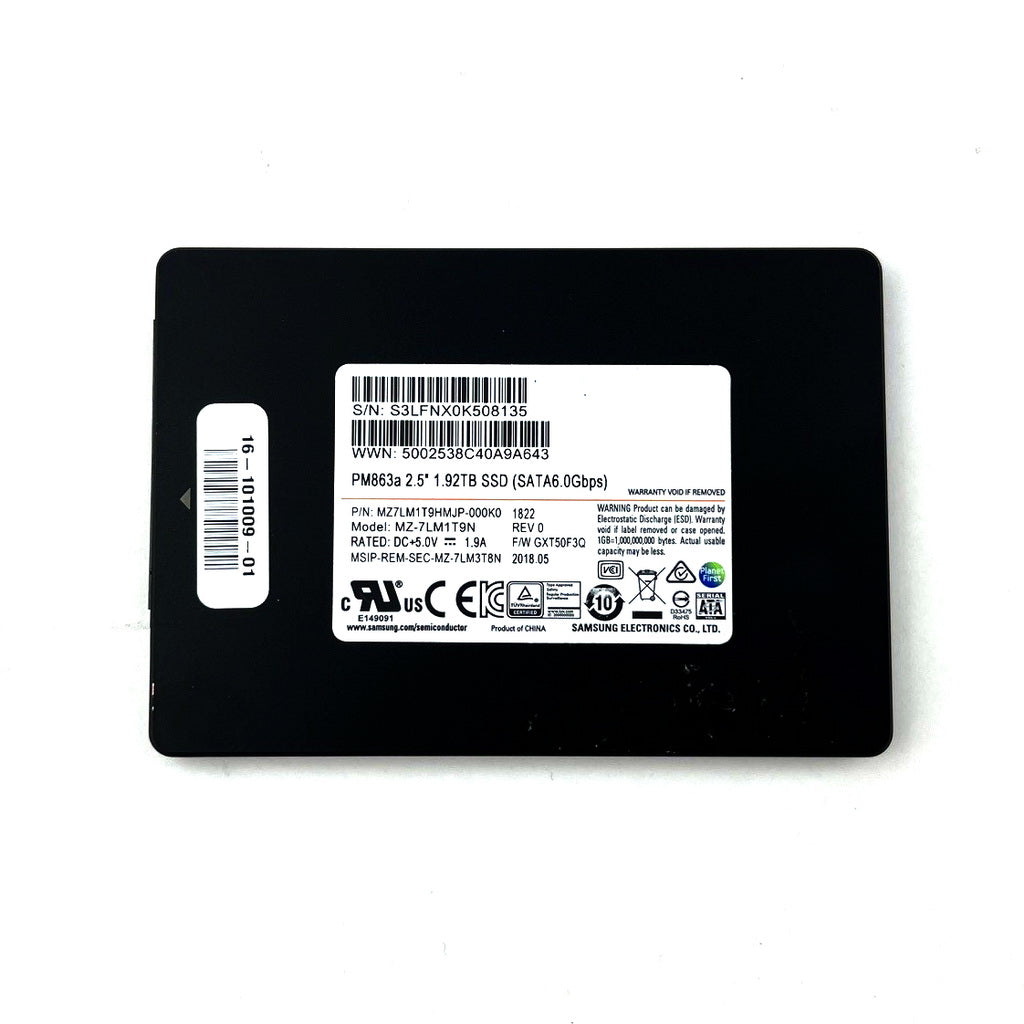Samsung 1.92TB 2.5" SSD MZ-7LM1T9N