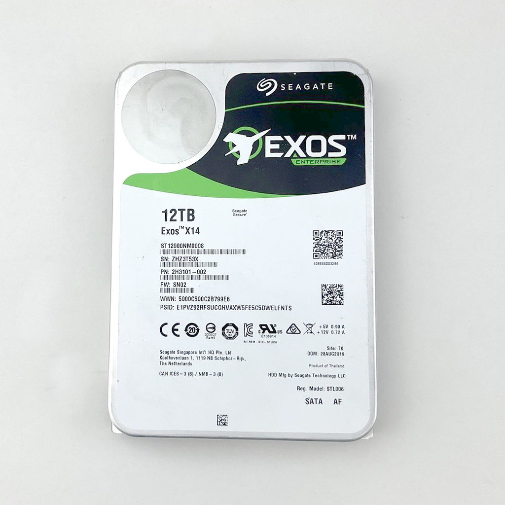 Seagate Exos X14 3.5" HDD ST12000NM0008 12TB