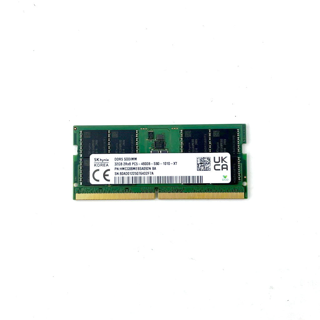 SK Hynix 32GB 2Rx8 PC5-4800B DDR5 SODIMM HMCG88MEBSA092N