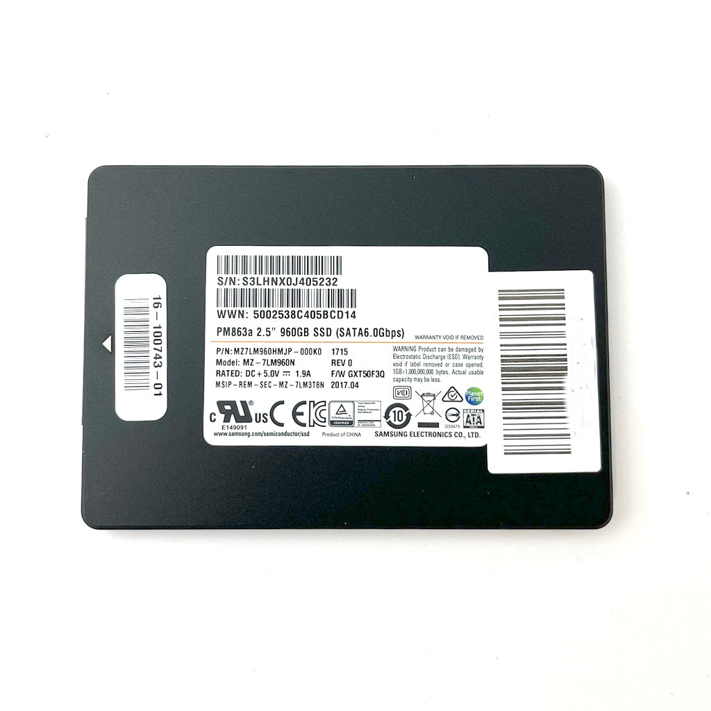 Samsung PM863a 2.5" 960GB SSD MZ-7LM960N