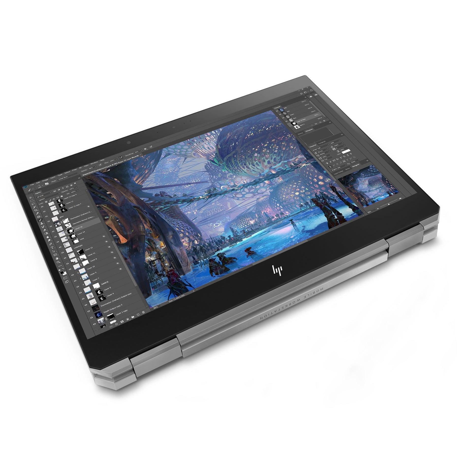 HP ZBook Studio X360 G5 (Silver)