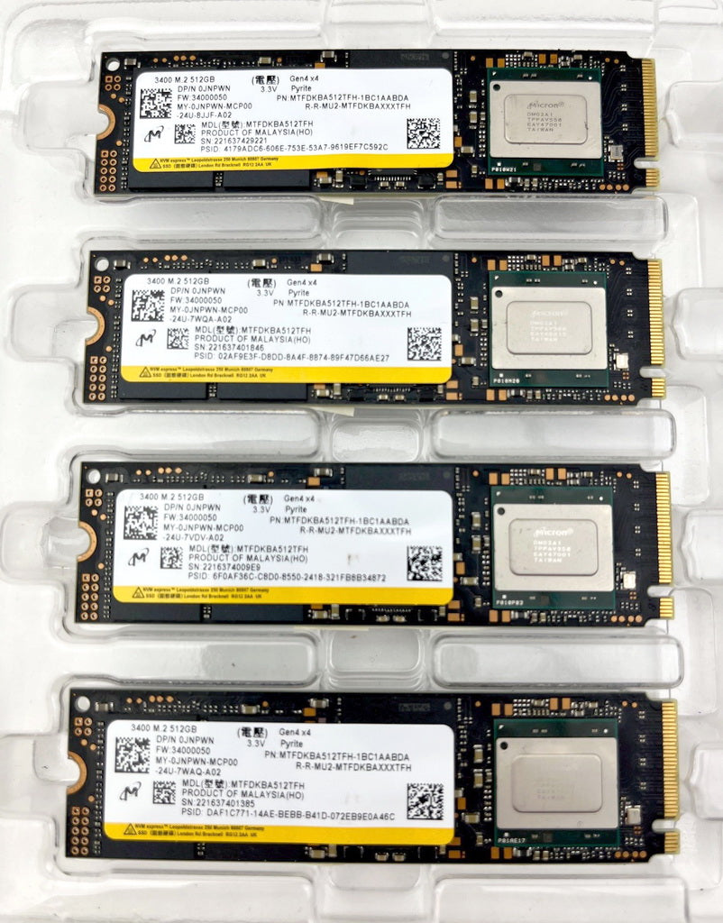 Job Lot x 24 Micron 512GB M.2 2280 NVMe