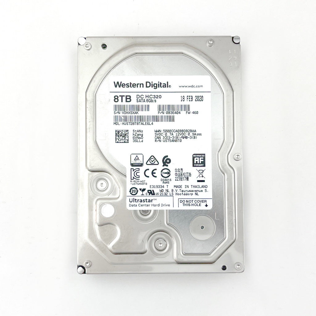 Western Digital SATA 3.5" HDD 8TB	HUS728T8TALE6L4