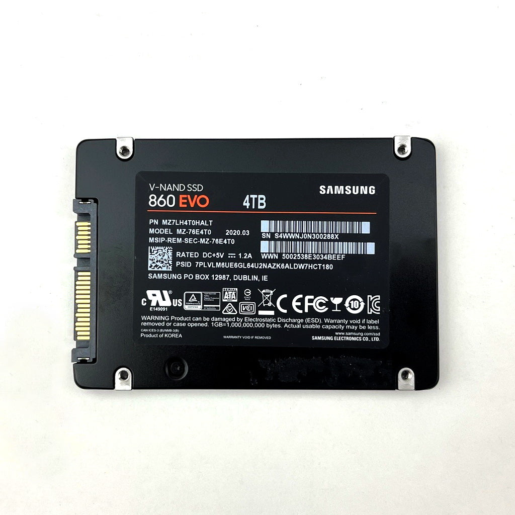 4TB 2.5" 6Gs SATA SDD MZ-76E4T0