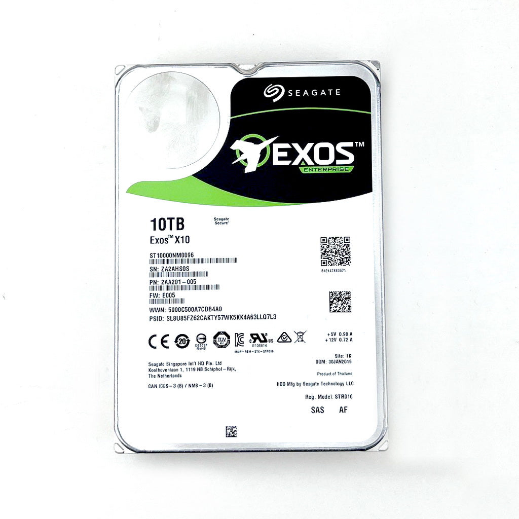 Seagate Exos X10 3.5" SAS HDD 10TB ST10000NM0096